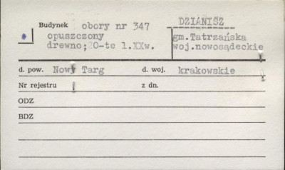budynek obory, opuszczony, skan 1