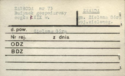 zagroda, budynek gospodarczy, skan 1