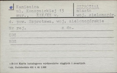 kamienica, skan 1
