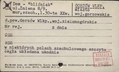 dom - bliźniak, skan 1