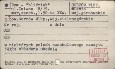 dom - bliźniak, skan 1