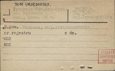 dom urzędniczy. internat ośr. szk. - wych., skan 1