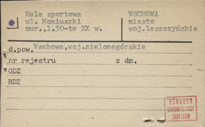 hala sportowa, skan 1