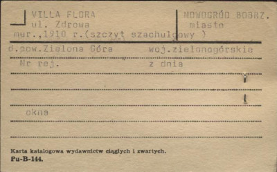 willa Flora, skan 1