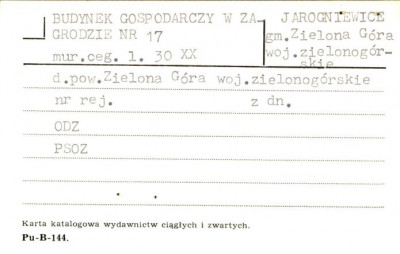 budynek gospodarczy w zagrodzie, skan 1