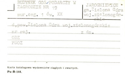 budynek gospodarczy w zagrodzie, skan 1
