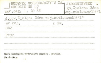 budynek gospodarczy w zagrodzie, skan 1