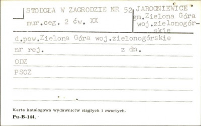 stodoła w zagrodzie, skan 1