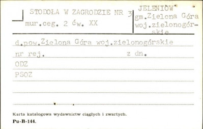 stodoła w zagrodzie, skan 1