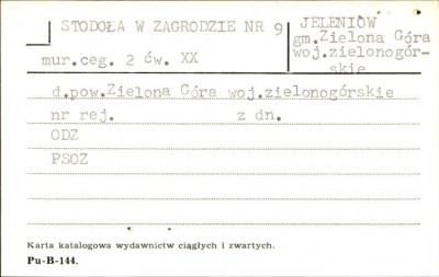 stodoła w zagrodzie, skan 1