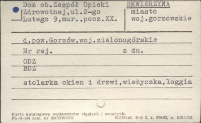 dom, ob. zespół opieki zdrowotnej, skan 1