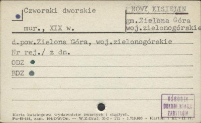 czworaki dworskie, skan 1