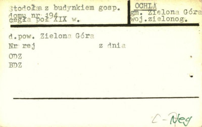stodoła z budynkiem gospodarczym, skan 1