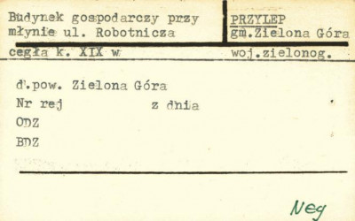 budynek gospodarczy przy młynie, skan 1