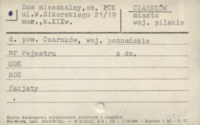 dom mieszkalny, ob. PCK, skan 1