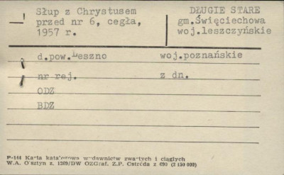 słup z Chrystusem, skan 1