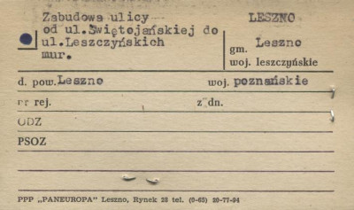 zabudowa ulicy, skan 1