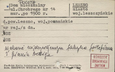 dom mieszkalny, poczta, skan 1