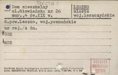 dom mieszkalny, poczta, skan 1