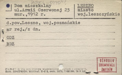 dom mieszkalny, hotel Otto, skan 1