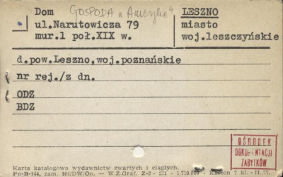 dom, gospoda Ameryka, skan 1