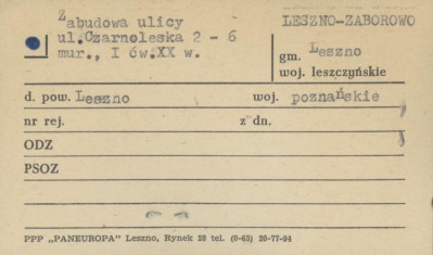 zabudowa ulicy, skan 1