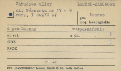 zabudowa ulicy, skan 1