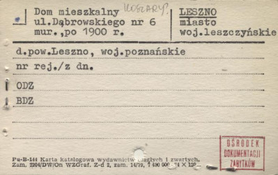 dom mieszkalny, koszary, skan 1