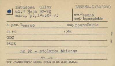 zabudowa ulicy, skan 1