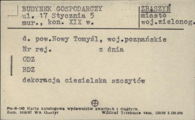 budynek gospodarczy, skan 1