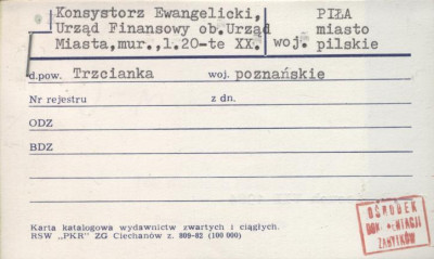 konsystorz ewangelicki, urząd finansowy, ob. urząd miasta, skan 1