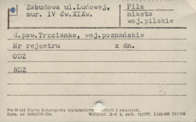 zabudowa ul. Ludowej, skan 1