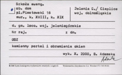 szkoła ewang., ob. dom, skan 1