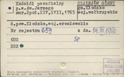 kościół par. pw. św. Jerzego, skan 1