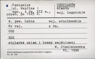 kamienica, skan 1