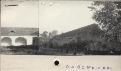 mur cmentarza z podcieniami, skan 3