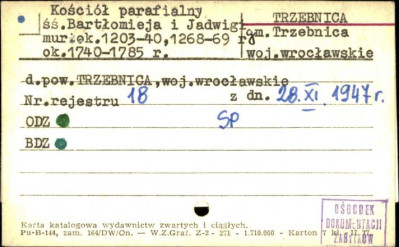 kościół par. śś. Bartłomieja i Jadwigi, skan 1