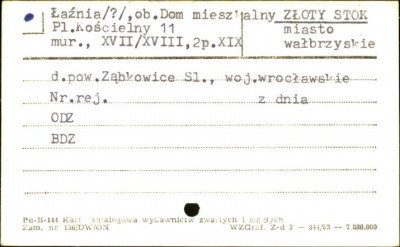 łaźnia, ob. dom mieszkalny, skan 1