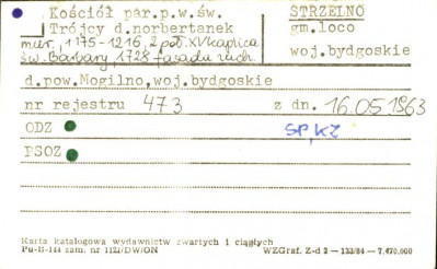 kościół norbertanek, ob. kościół par. pw. św. Trójcy, skan 1