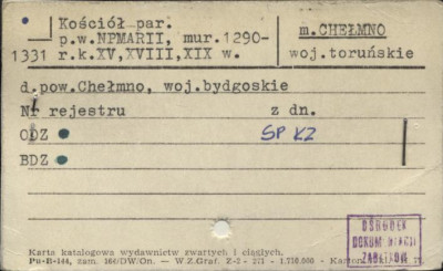 kościół par. pw. Najświętszej Marii Panny, skan 1