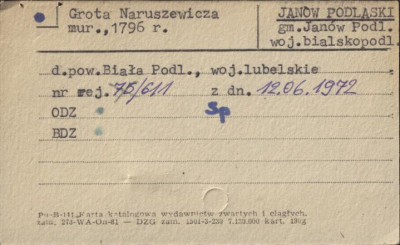 Grota Naruszewicza, skan 1