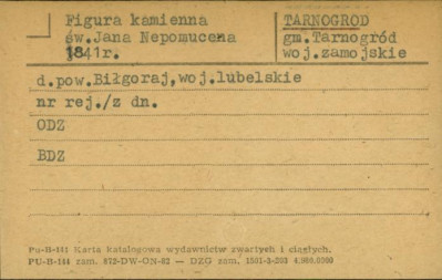 figurka św. Jana Nepomucena, skan 1