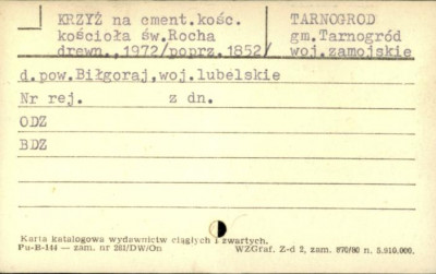 krzyż na cment. kośc. kościoła św. Rocha, skan 1