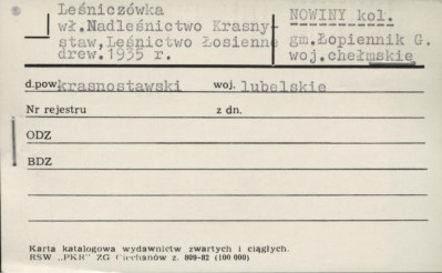 leśniczówka, skan 1