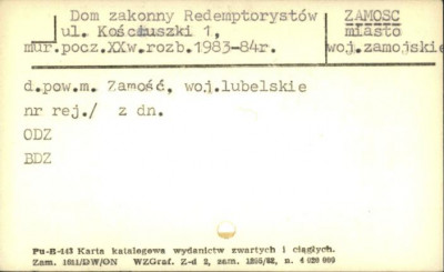 dom zakonny redemptorystów, skan 1