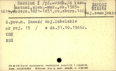 bastion I (pd.-wsch.) z kazametami, skan 1