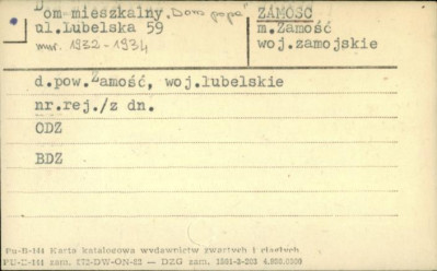 dom mieszkalny, dom popa, skan 1