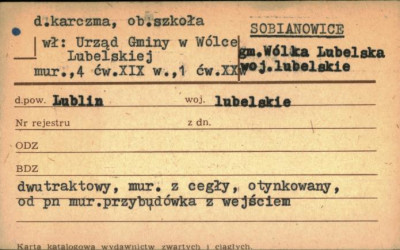 karczma, ob. szkoła, skan 1