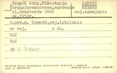 zespół oddz. PKS - stacja transformatorowa, skan 1
