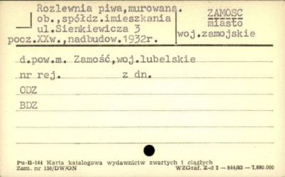 rozlewnia piwa, ob. spółdz. i mieszkania, skan 1